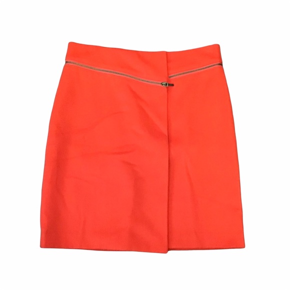 Tory Burch 2 Rosin 100% Brushed Wool Skirt - Picture 1 of 7